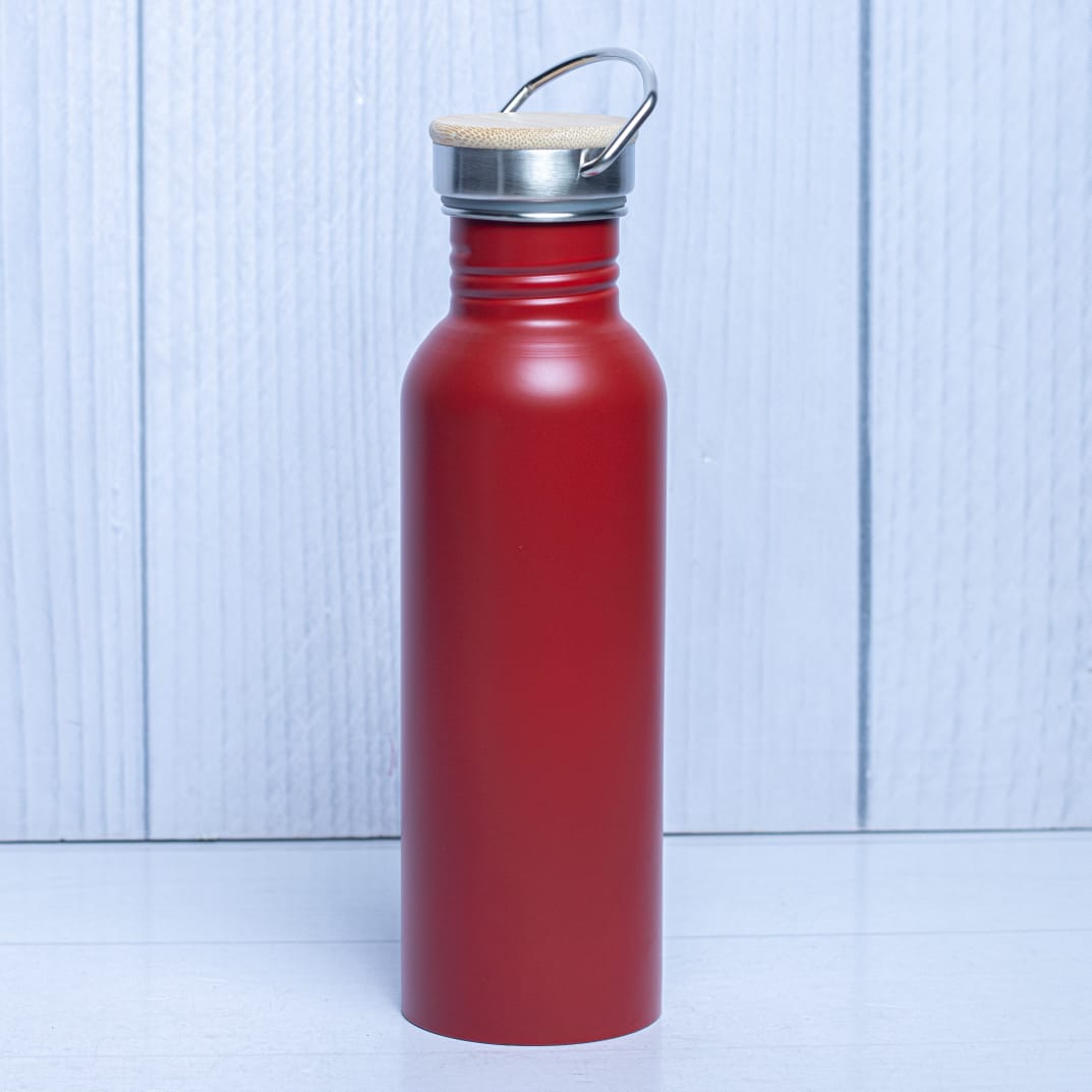 WOODEN LID WATER BOTTLE
