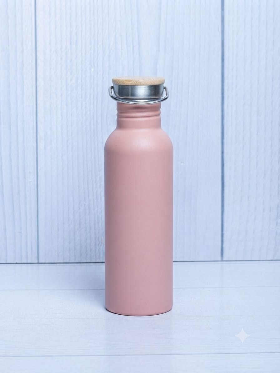 WOODEN LID WATER BOTTLE