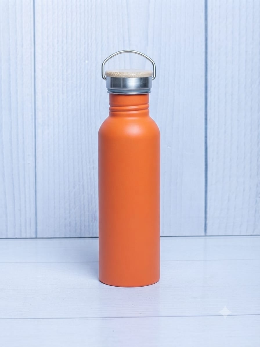 WOODEN LID WATER BOTTLE