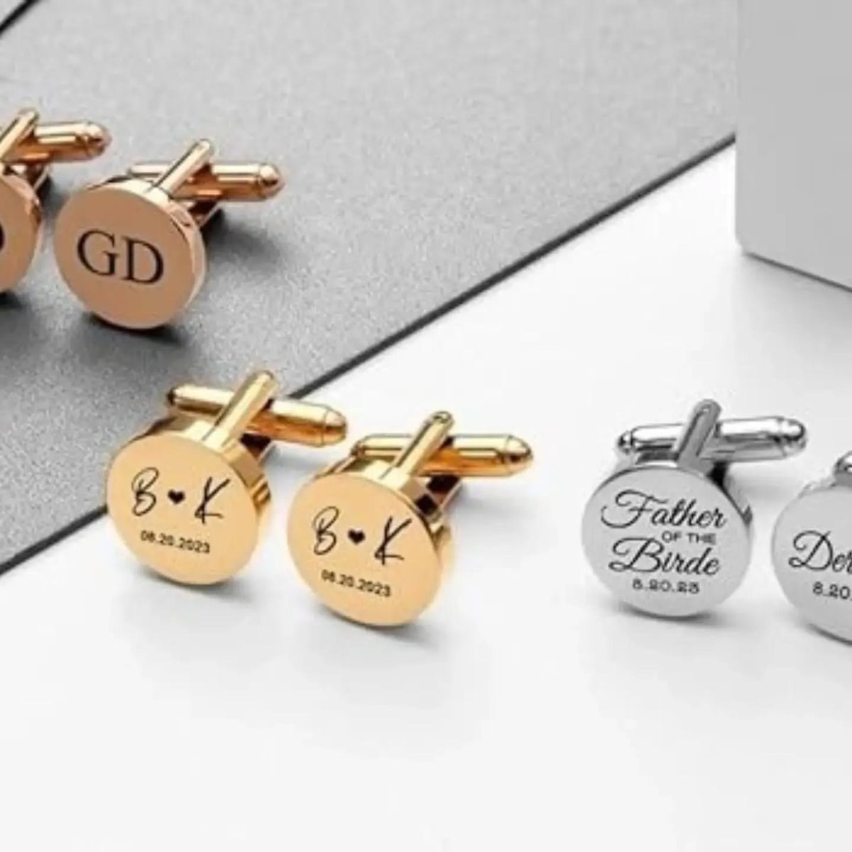 CUFFLINKS & TIE CLIP SET