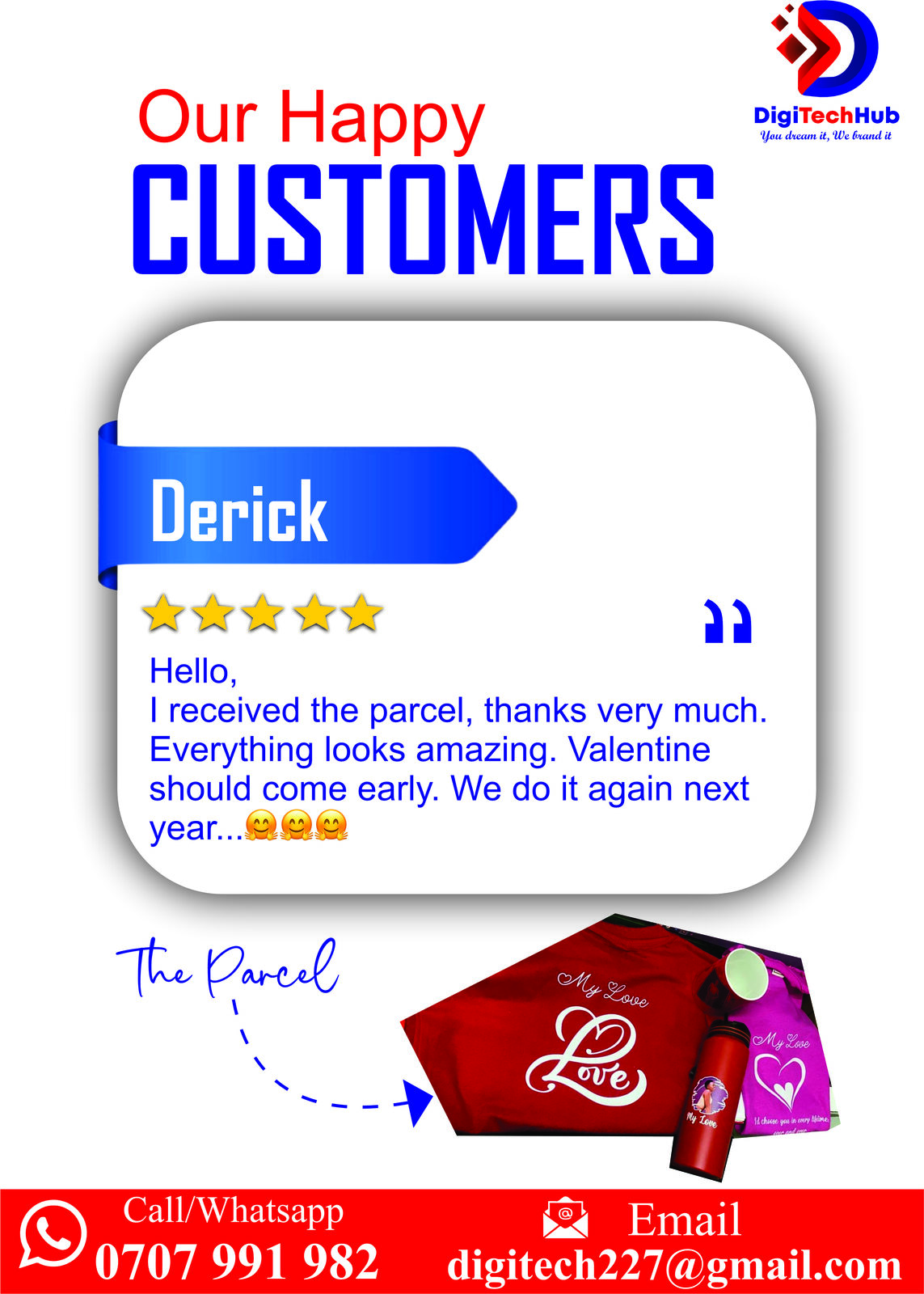 CUSTOMER REVIEW POSTER