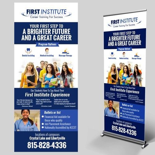 NARROW-BASED ROLLUP BANNER 2M*1M